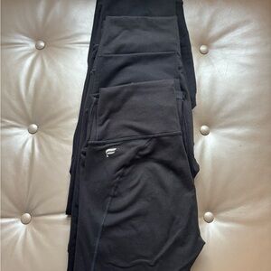 5 Pairs Fabletics Black Leggings Size Small